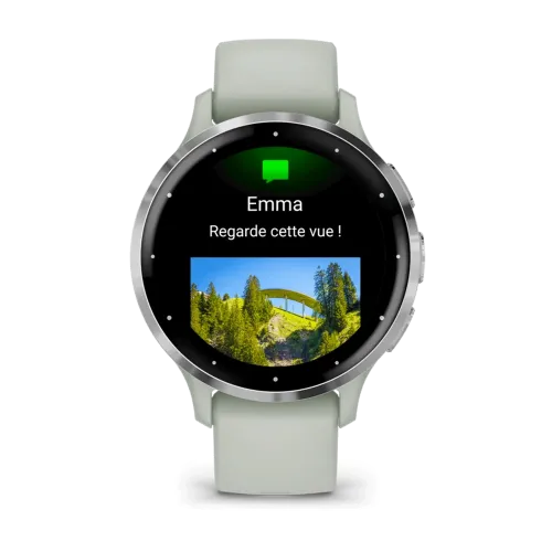 Garmin Venu 3S 41 mm cadran allumé