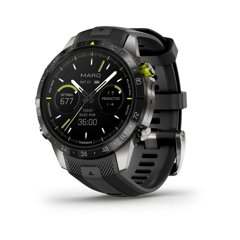 Garmin MARQ Athlete (Gen2) 46 mm cadran allumé