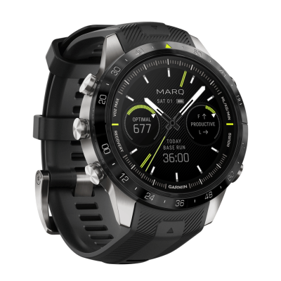 Autre vue de côté de Garmin MARQ Athlete (Gen2) 46 mm