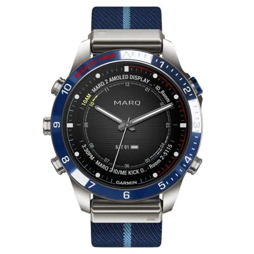 Garmin MARQ Captain (Gen2) 46 mm cadran allumé