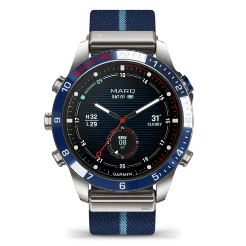 Garmin MARQ Captain (Gen2) 46 mm cadran allumé
