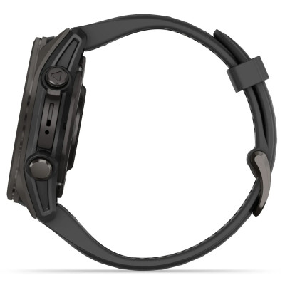 vue de côté de montre garmin fēnix 8 – 43 mm