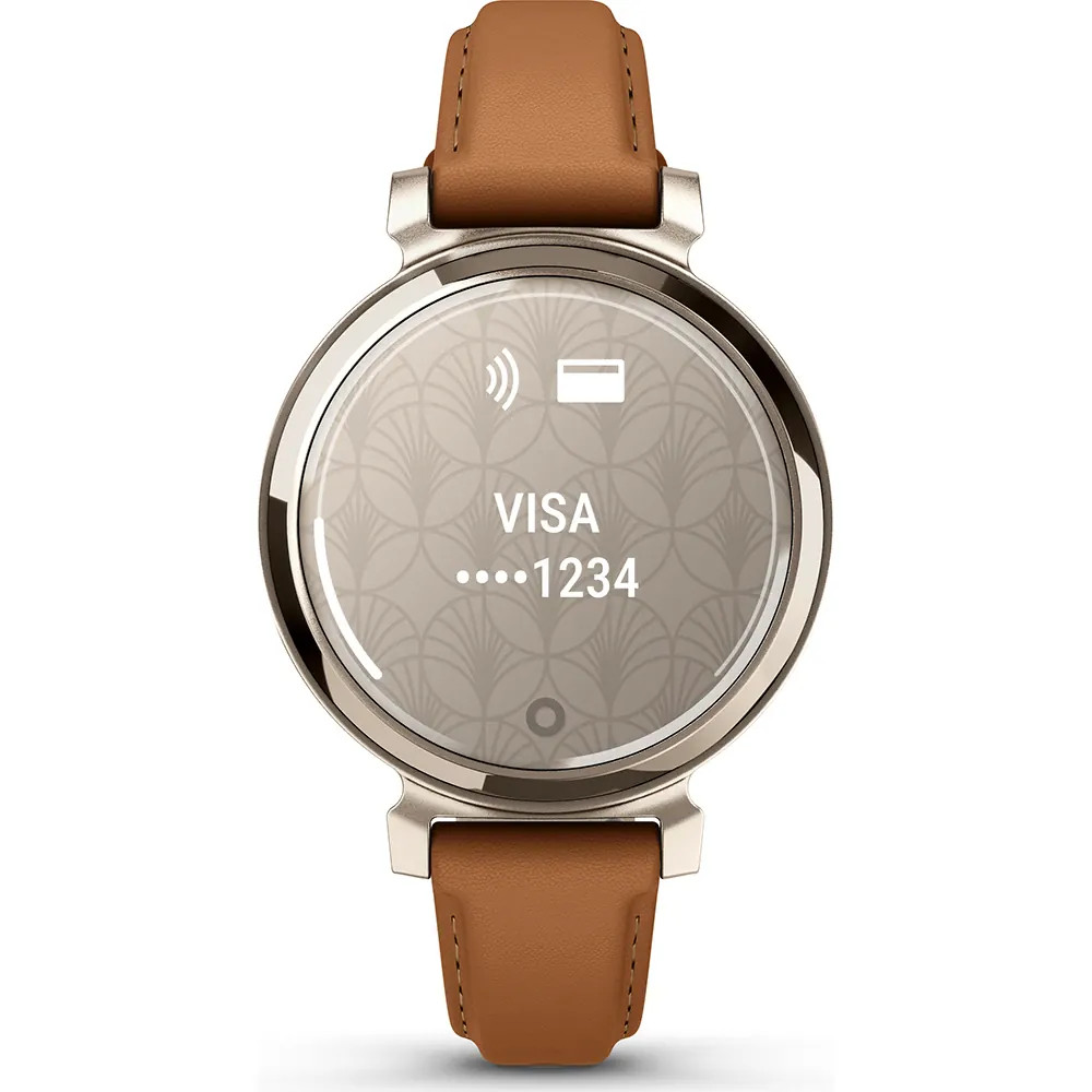 Garmin Lily2 35 mm montrant différentes fonctionnalités