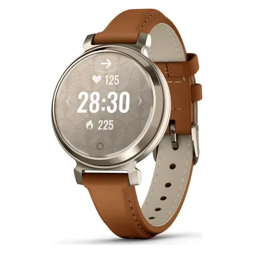 Garmin Lily2 35 mm montrant différentes fonctionnalités