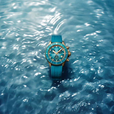 Image capturant l’ensemble de la Montre Tissot Seastar 1000 Quartz Chronograph 38MM