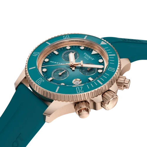 Photo montrant l'intégralité de la Montre Tissot Seastar 1000 Quartz Chronograph 38MM