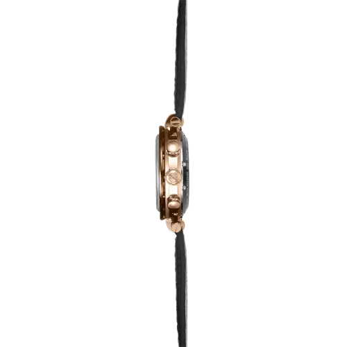 Photo montrant l'intégralité de la montre Montre Herbelin Newport – Automatique Chrono – Noir & PVD Or Rose