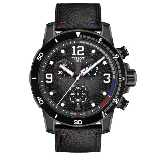 Vue entière de la montre Tissot Supersport NBA Special Edition 45 mm