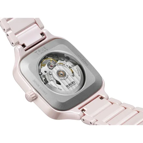 MONTRE RADO TRUE SQUARE AUTOMATIC OPEN HEART ROSE