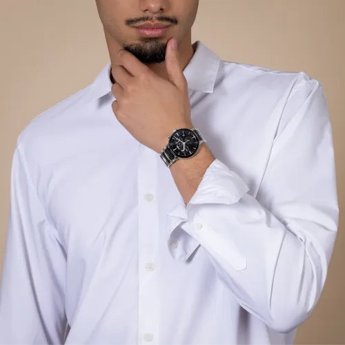 Vue entière de la montre Rado Centrix Chronograph.