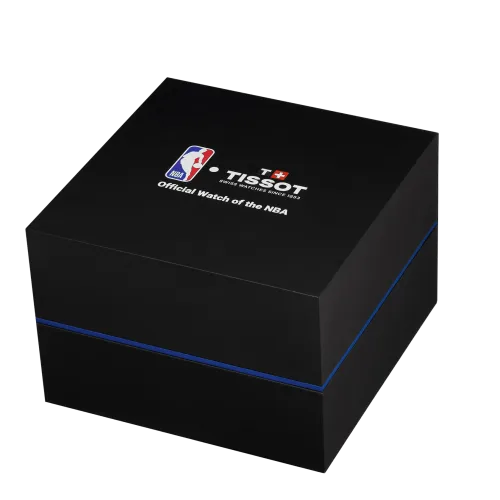 Vue entière de la montre Tissot Supersport NBA Special Edition 45 mm