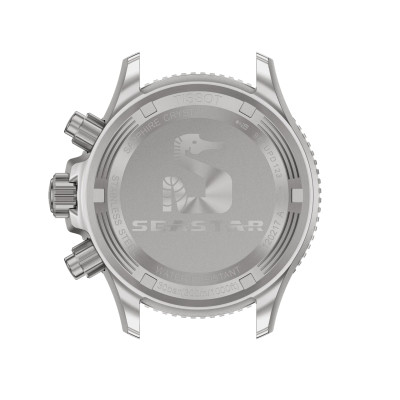 Découvrez la Tissot Seastar 1000 Quartz 38 mm, cadran et bracelet blancs, chez votre détaillant officiel.
