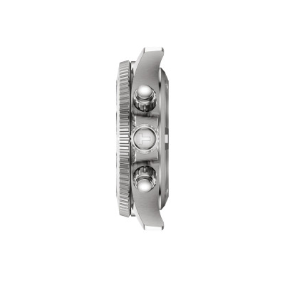 Découvrez la Tissot Seastar 1000 Quartz 38 mm, cadran et bracelet blancs, chez votre détaillant officiel.