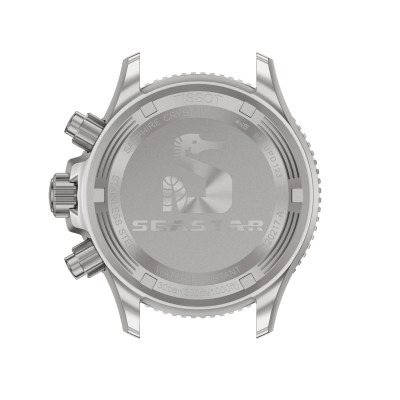 MONTRE TISSOT SEASTAR 1000 QUARTZ CHRONOGRAPH CADRAN GRIS DÉGRADÉ, BRACELET MÉTAL
