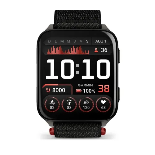 Vue entière de la montre Garmin Venu X1 GPS smartwatch 41 mm