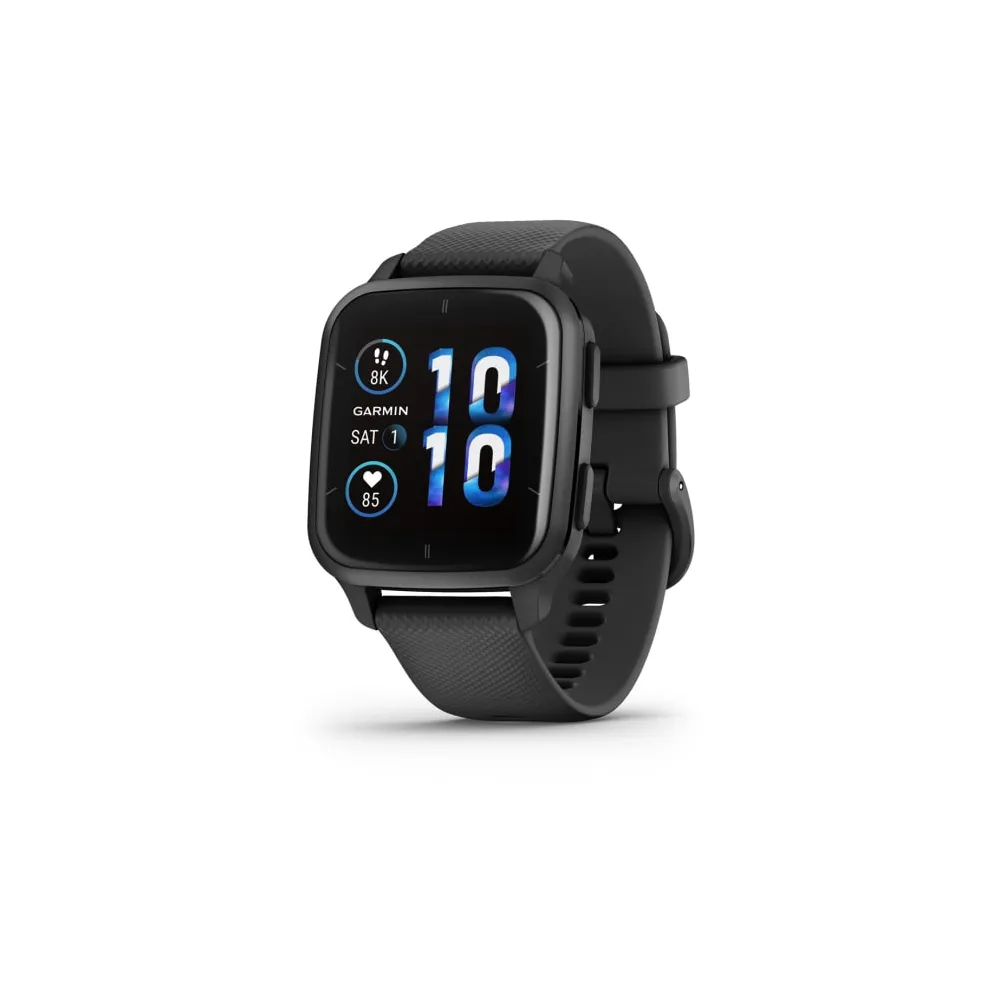 GARMIN VENU SQ2 MUSIC Gray avec bracelet silicone noir