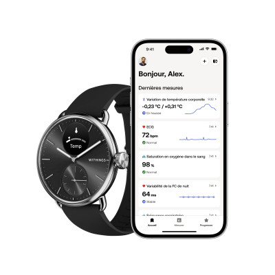MONTRE WITHINGS SCANWATCH 2 42 MM NOIRE