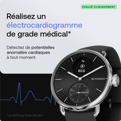 MONTRE WITHINGS SCANWATCH 2 42 MM NOIRE
