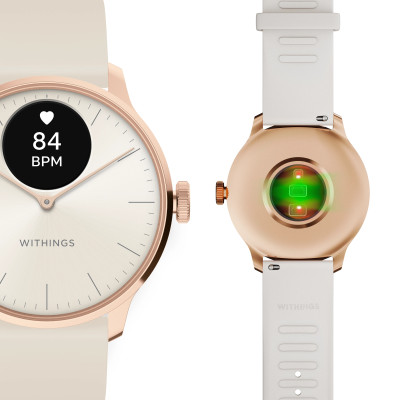 MONTRE WITHINGS SCANWATCH LIGHT - - 37 MM SABLE & ROSE GOLD