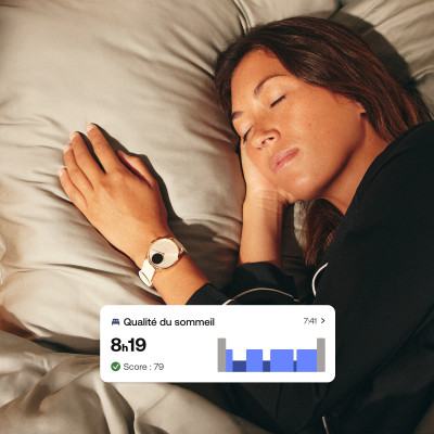 MONTRE WITHINGS SCANWATCH LIGHT - - 37 MM SABLE & ROSE GOLD