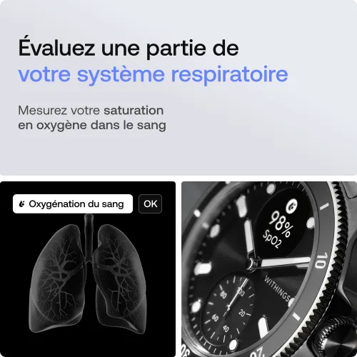 Vue entière de la Montre Withings ScanWatch Nova - Noir