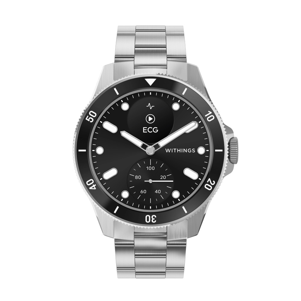 Vue entière de la Montre Withings ScanWatch Nova - Noir