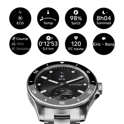 MONTRE WITHINGS SCANWATCH NOVA - NOIR