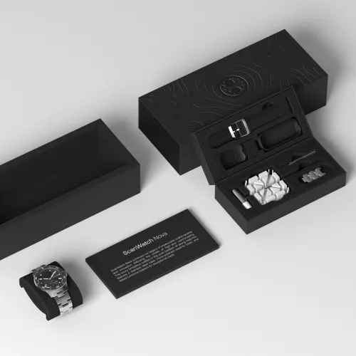 Vue entière de la Montre Withings ScanWatch Nova - Noir