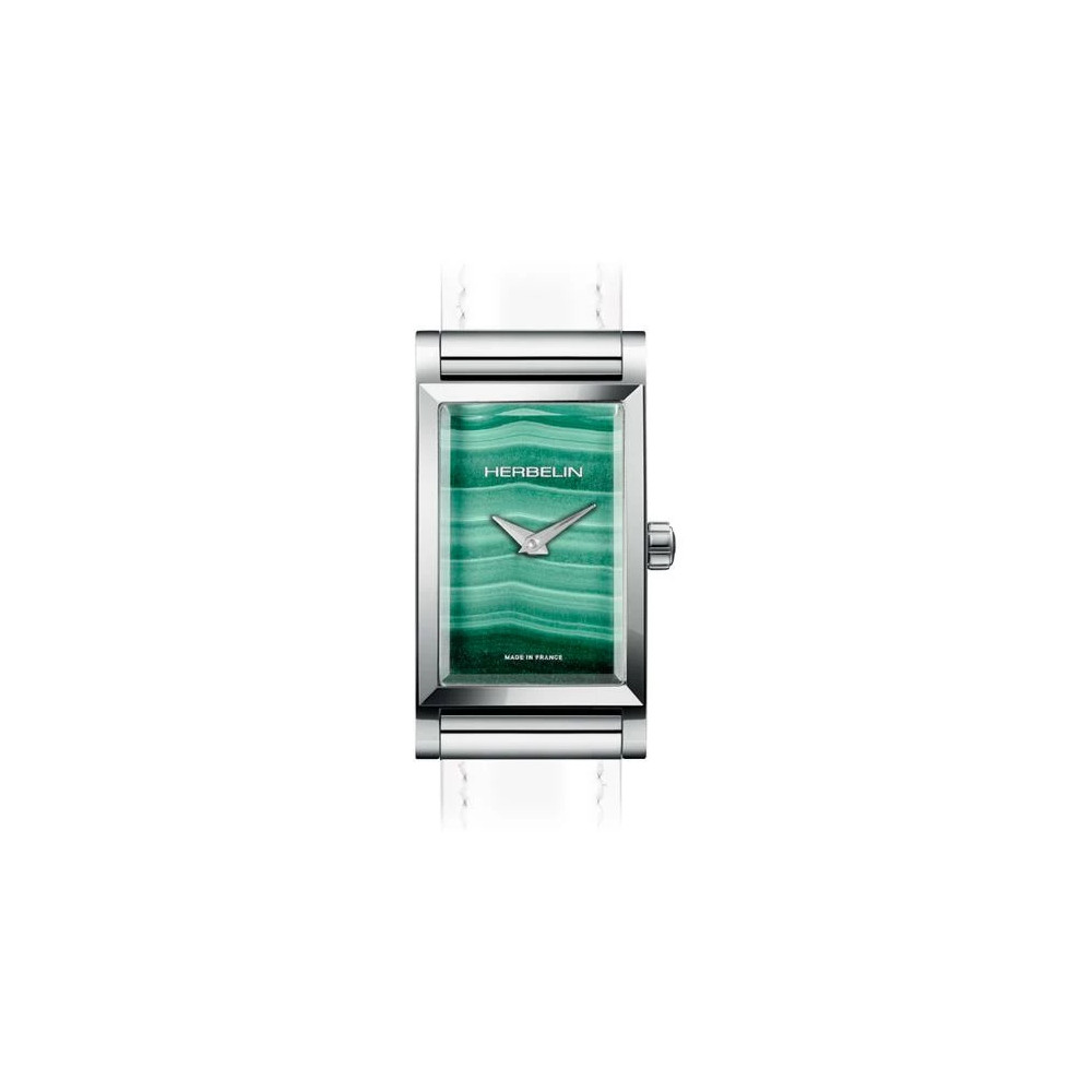 MONTRE HERBELIN ANTARÈS – RECTANGLE – MALACHITE