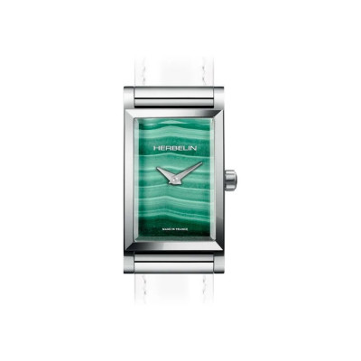 MONTRE HERBELIN ANTARÈS – RECTANGLE – MALACHITE