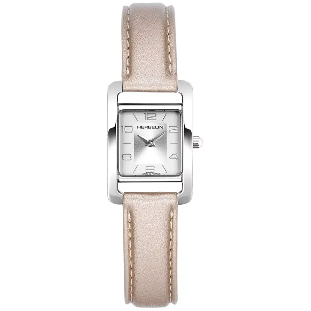 Photo montrant l'intégralité de la montre Montre Herbelin Ve Avenue – Quartz – Cuir Rose