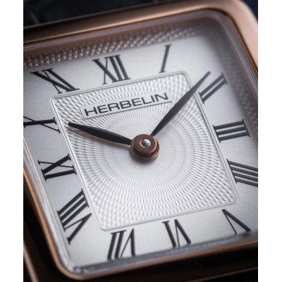 Zoom détaillé sur la Montre Herbelin Ve Avenue – Quartz – Cuir Rose