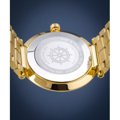 Vue de dos de la Montre Herbelin Newport – Slim – PVD Or Jaune & Nacre