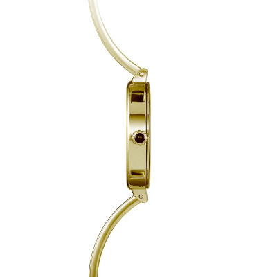 Vue profil de la montre Montre Herbelin Fil – Quartz Ronde – Doré & Noir