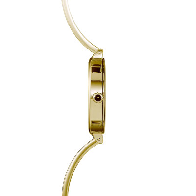 Vue profil de la montre Montre Herbelin Fil – Quartz Ronde – Doré & Blanc