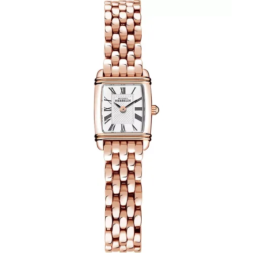 Photo montrant l'intégralité de la Montre Herbelin ART DÉCO – Quartz – PVD Or Rose