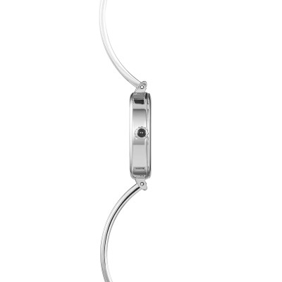 ue profil de la Montre Herbelin Fil – Quartz – Noir ● Vue en gros plan de la Montre Herbelin Fil – Quartz – Noir