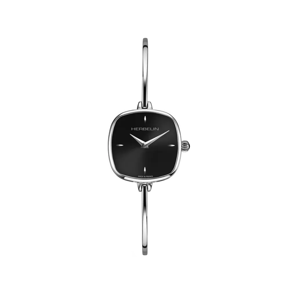 Photo montrant l'intégralité de la Montre Herbelin Fil – Quartz – Noir
