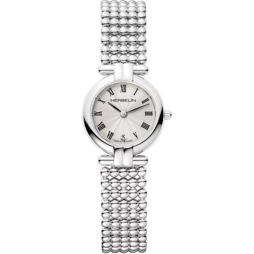 MONTRE HERBELIN PERLES – QUARTZ – ARGENTÉ