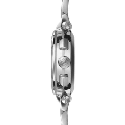 Photo montrant l'intégralité de la Montre Herbelin Newport – Chronographe Lady – Acier & Nacre