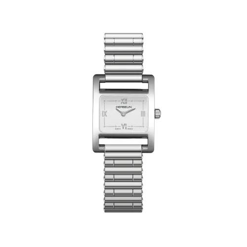 Photo Montrant l’Intégralité de la Montre Ve Avenue - Quartz - Acier & Blanc