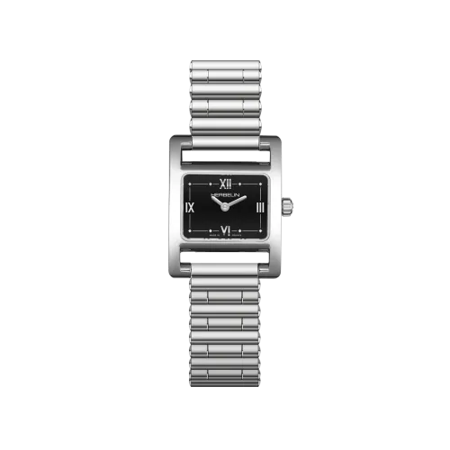 Photo montrant l'intégralité de la Montre Ve Avenue – Quartz – Acier & Noir