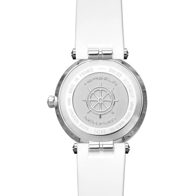 Vue de dos de la Montre Herbelin Newport – Quartz – Nacre Blanc