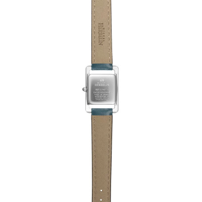 Vue de dos de la Montre Herbelin Ve Avenue – Quartz – Argenté & Turquoise