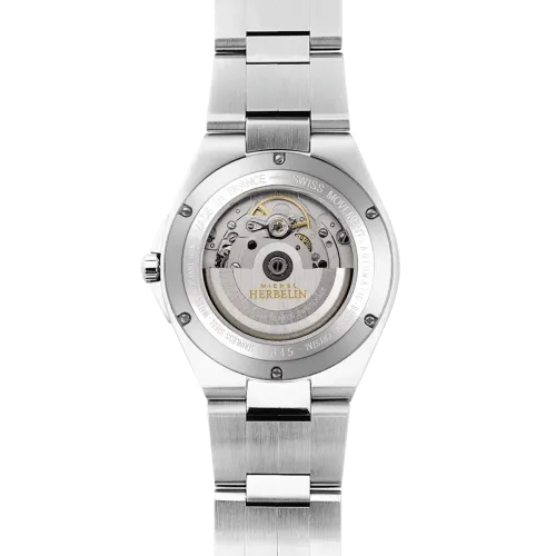 Photo montrant l'intégralité de la montre Montre Herbelin Cap Camarat – Automatique Date – Acier & Bleu