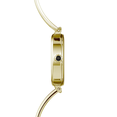 Vue profil de la montre Montre Herbelin Fil – Quartz – PVD Or Jaune & Noir