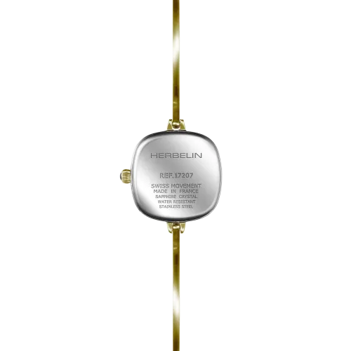 Photo montrant l'intégralité de la montre Montre Herbelin Fil – Quartz – PVD Or Jaune & Noir