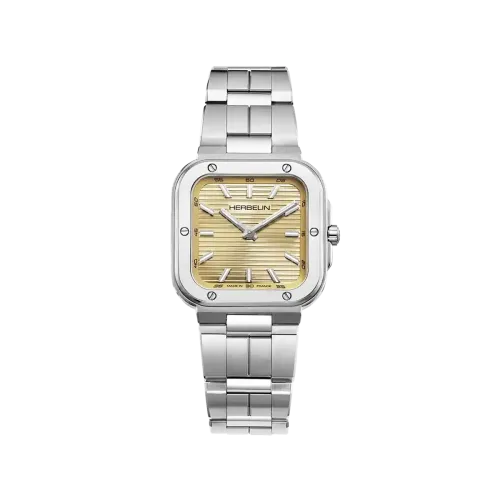 Photo Montrant l’Intégralité de la Montre Montre Herbelin Cap Camarat – Square Dame – Champagne