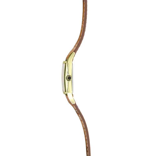 Photo Montrant l’Intégralité de la Montre Montre Herbelin Luna – Quartz – Doré & Cuir Camel