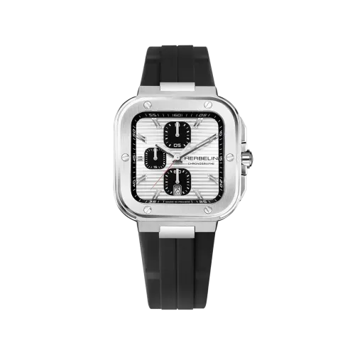 Photo Montrant l’Intégralité de la Montre Montre Herbelin Cap Camarat – Square Chrono – Acier